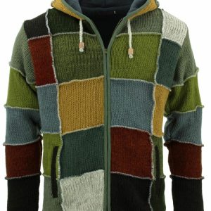 Handmade Hippie Wool Jacket: Pure Wool