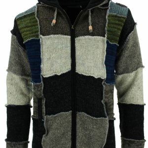 Handmade Hippie Wool Jacket: Pure Wool