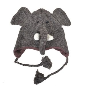 Knitted Fleece-lined Animal Hats