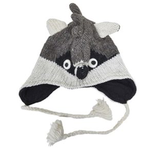 Knitted Fleece-lined Animal Hats