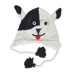 Knitted Fleece-lined Animal Hats