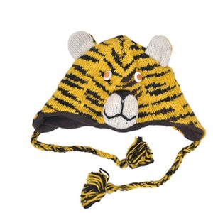 Knitted Fleece-lined Animal Hats