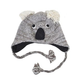 Knitted Fleece-lined Animal Hats