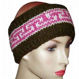 Boho Patterns Cozy Thick Wool Headband