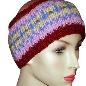 Handmade Funky Thick Wool Headband