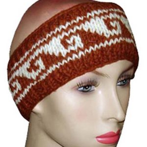 Brown Tone Knitted Headband for Women