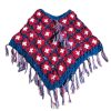 Hand Knitted Wool Crochet Poncho