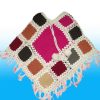 Hand Knitted Wool Crochet Poncho