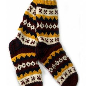 Jazzy Tone Boho Woolen Socks
