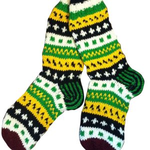 Handmade Knit hippie wool socks