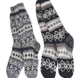 Handmade Knit hippie wool socks