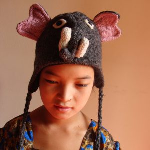 Knitted Fleece-lined Animal Hats for Kid