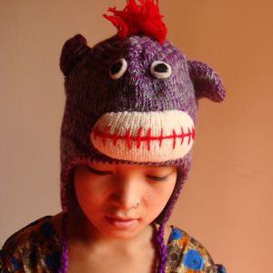 Knitted Fleece-lined Animal Hats for Kid