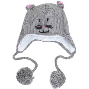 Knitted Fleece-lined Animal Hats for Kid