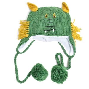 Knitted Fleece-lined Animal Hats for Kid