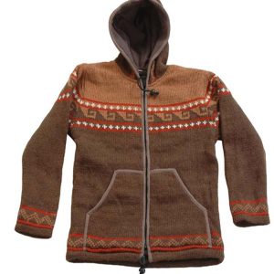 Handmade Hippie Wool Jacket: Pure Wool