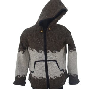 Handmade Hippie Wool Jacket: Pure Wool