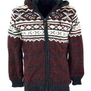 Handmade Hippie Wool Jacket: Pure Wool