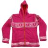 Pink Tone Cute Design Ladies Wool Jacket