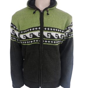 Handmade Hippie Wool Jacket: Pure Wool