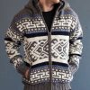 Handmade Hippie Wool Jacket: Pure Wool
