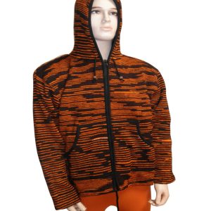 Handmade Hippie Wool Jacket: Pure Wool