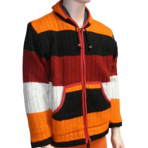 Colorful Handmade Hippie Wool Jacket