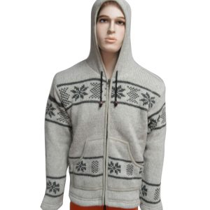 Handmade Hippie Wool Jacket: Pure Wool