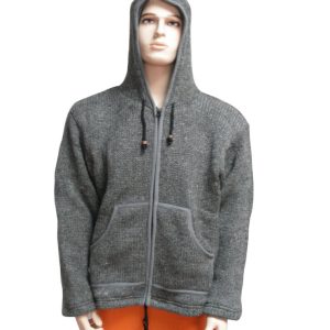 Handmade Hippie Wool Jacket: Pure Wool