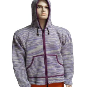 Handmade Hippie Wool Jacket: Pure Wool