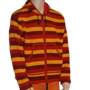 Handmade Hippie Wool Jacket: Pure Wool