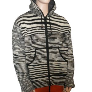 Handmade Hippie Wool Jacket: Pure Wool