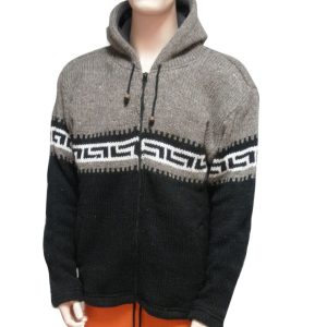 Handmade Hippie Wool Jacket: Pure Wool