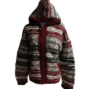 Handmade Hippie Wool Jacket: Pure Wool