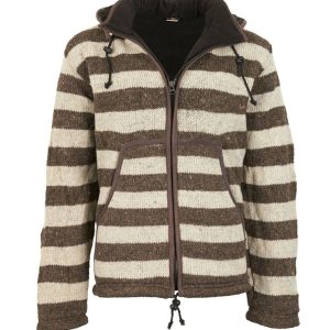 Handmade Hippie Wool Jacket: Pure Wool