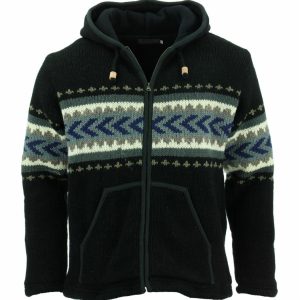 Handmade Hippie Wool Jacket: Pure Wool