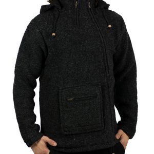 Handmade Hippie Wool Jacket: Pure Wool