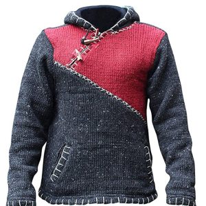 Traditionally Made Boho Knitted Wool Jacket