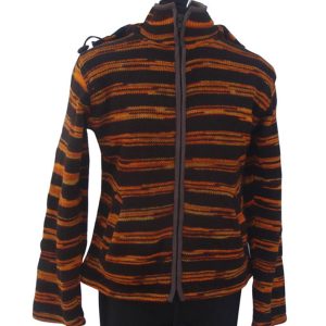 Handmade Hippie Wool Jacket: Pure Wool