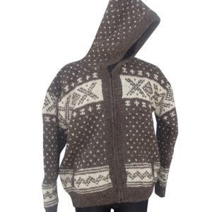 Handmade Hippie Wool Jacket: Pure Wool