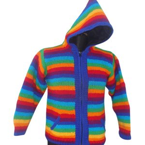 Rainbow Colored Stylish Woolen Winter Wear