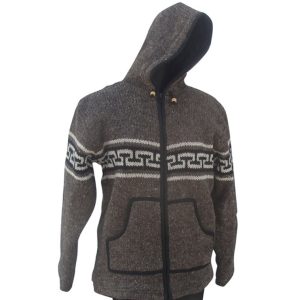 Handmade Hippie Wool Jacket: Pure Wool