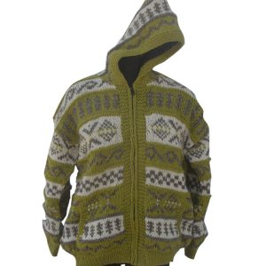 Handmade Hippie Wool Jacket: Pure Wool