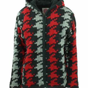 Handmade Hippie Woman Wool Jacket: Pure Wool