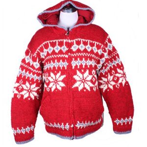 Handmade Hippie Woman Wool Jacket: Pure Wool