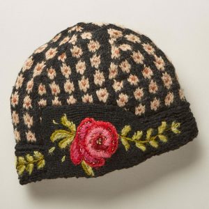 Handmade knit Wool beanie