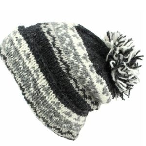Handmade knit Wool beanie