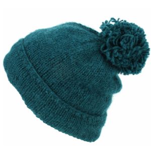 Handmade knit Wool beanie