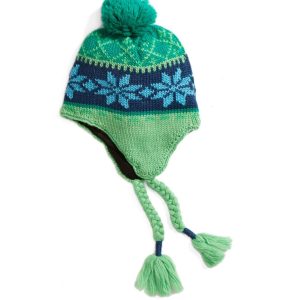 Handmade Wool Colorful Fleece-lined Earflap Hat