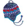 Handmade Wool Colorful Fleece-lined Earflap Hat
